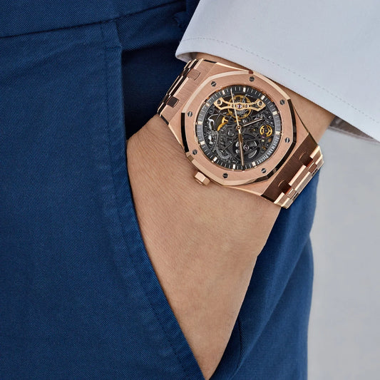 Audemars-piguet - royal oak double balance wheel - Gold