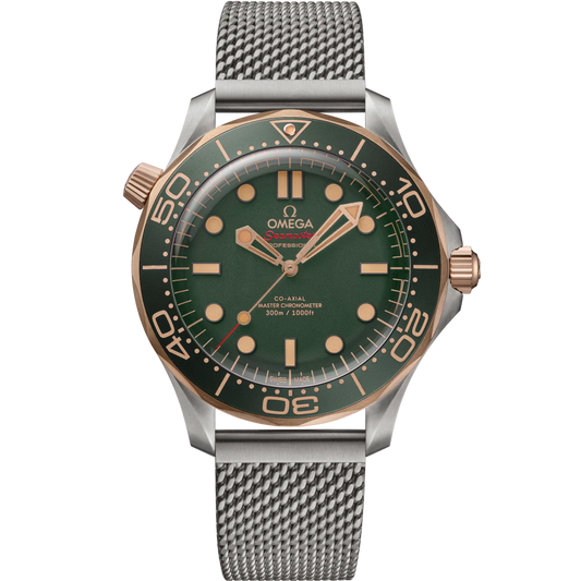 Omega-Seamaster “007 edition” Green & Gold