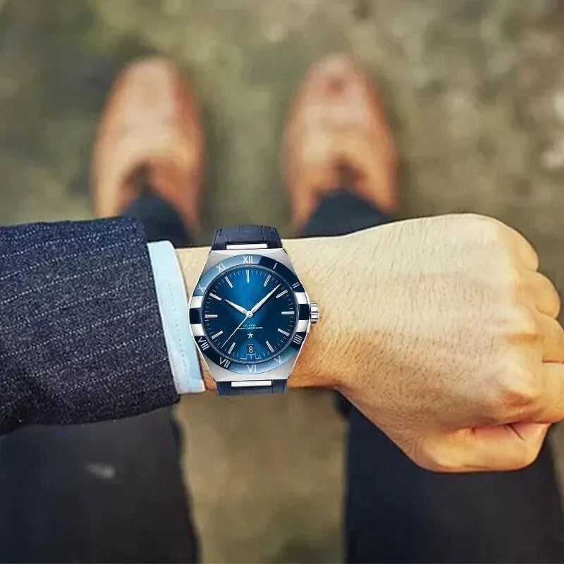 Omega Leather Watch For Men