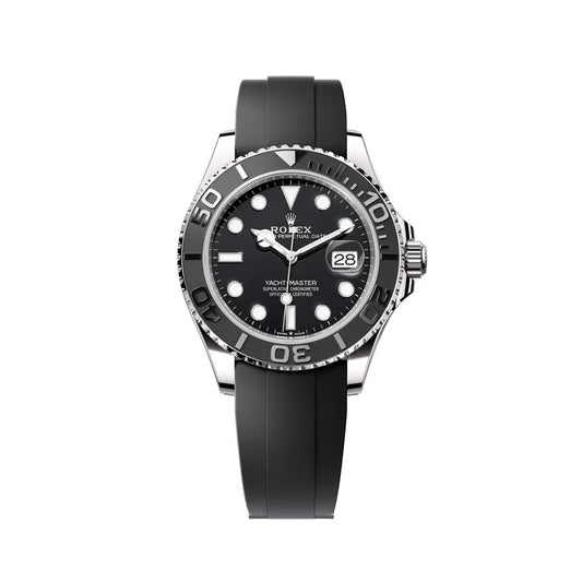 Rolex Yacht-Master II – rose Gold, Black Dial & Rubber Strap